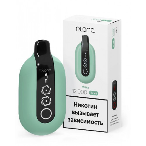Электронная сигарета PLONQ ULTRA 12000 затяжек Мята